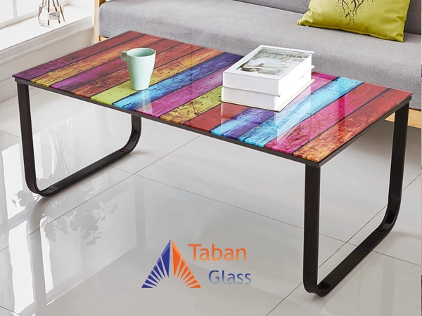 قیمت شیشه رنگی رومیزی خرید انواع شیشه رنگی جلو مبلی و عسلی